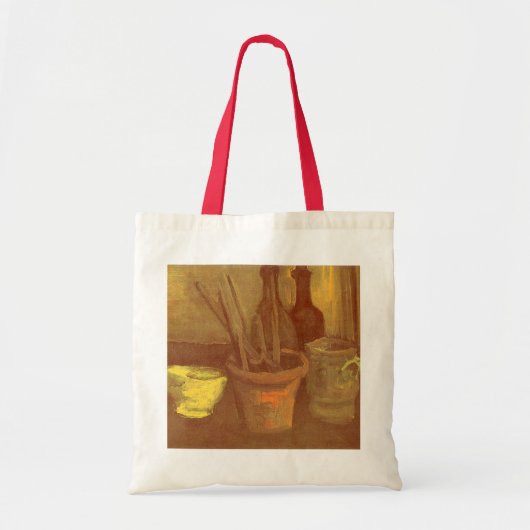 Vincent van Gogh - Stilleven penselen in pot Tote Bag (Voorkant)