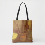 Vincent van Gogh - Stilleven penselen in pot Tote Bag (Voorkant)