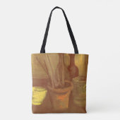 Vincent van Gogh - Stilleven penselen in pot Tote Bag (Achterkant)