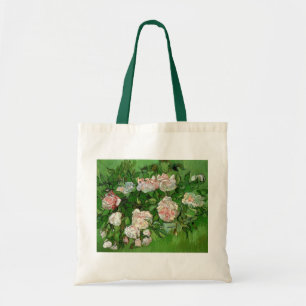 Vincent Van Gogh - Stilleven Roze Rozen Fijne Kuns Tote Bag