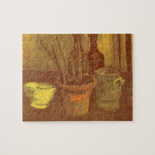 Vincent van Gogh - Stilleven Schilderkwasten in Po Legpuzzel