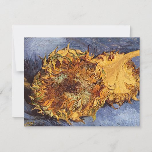 Vincent van Gogh - Stilleven: Twee afgesneden zonn (Voorkant)