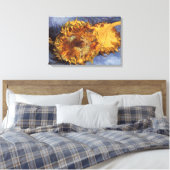 Vincent van Gogh - Stilleven: Twee afgesneden zonn Canvas Afdruk (Insitu (Slaapkamer))