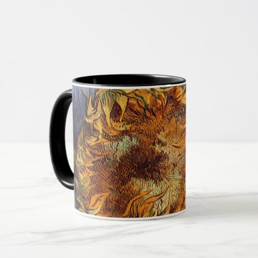 Vincent van Gogh - Stilleven: Twee afgesneden zonn Mok (Voorkant links)