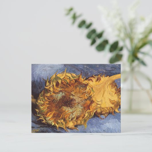 Vincent van Gogh - Stilleven: twee geslepen zonneb (Staand voorkant)