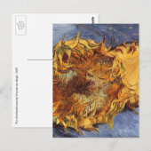 Vincent van Gogh - Stilleven: twee geslepen zonneb Briefkaart (Voorkant / Achterkant)