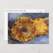 Vincent van Gogh - Stilleven: twee geslepen zonneb Briefkaart (Voorkant / Achterkant)