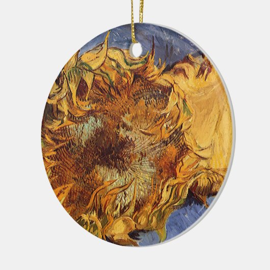 Vincent van Gogh - Stilleven: twee geslepen zonneb Keramisch Ornament (Links)