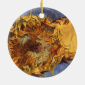 Vincent van Gogh - Stilleven: twee geslepen zonneb Keramisch Ornament (Achterkant)