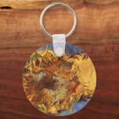 Vincent van Gogh - Stilleven: twee geslepen zonneb Sleutelhanger (Voorkant)