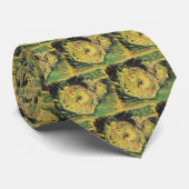 Vincent van Gogh Stilleven Twee gesneden zonnebloe Stropdas (Opgerold)