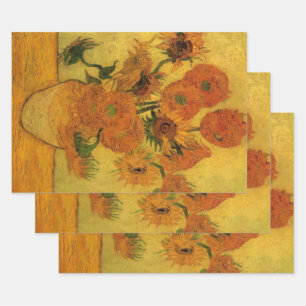 Vincent van Gogh Stilleven Vaas met 15 zonnebloeme Inpakpapier Vel