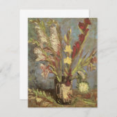 Vincent van Gogh - Stilleven vaas met gladiolen (Voorkant / Achterkant)