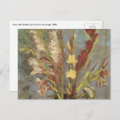 Vincent van Gogh - Stilleven vaas met gladiolen Briefkaart (Voorkant / Achterkant)