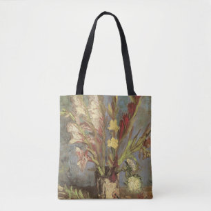 Vincent van Gogh - Stilleven vaas met gladiolen Tote Bag