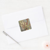 Vincent van Gogh - Stilleven vaas met gladiolen Vierkante Sticker (Envelop)