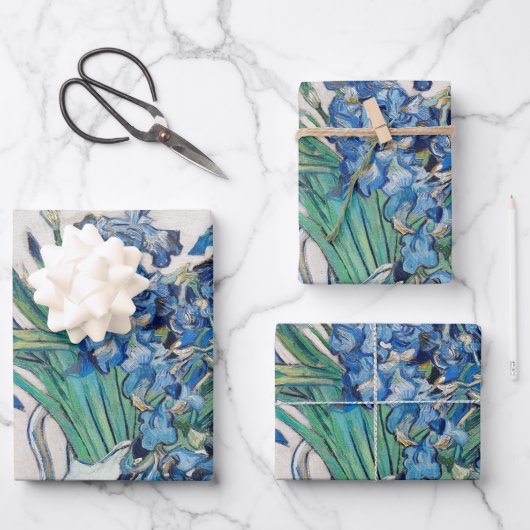 Vincent van Gogh - Stilleven: vaas met irissen Inpakpapier Vel (Voorkant)