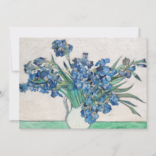 Vincent van Gogh - Stilleven: vaas met irissen Kaart (Voorkant)