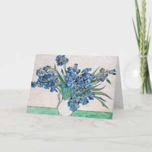 Vincent van Gogh - Stilleven: vaas met irissen Kaart