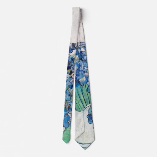 Vincent van Gogh - Stilleven: vaas met irissen Stropdas (Achterkant)