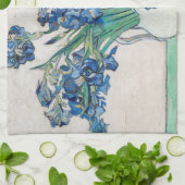 Vincent van Gogh - Stilleven: vaas met irissen Theedoek (Gevouwen)