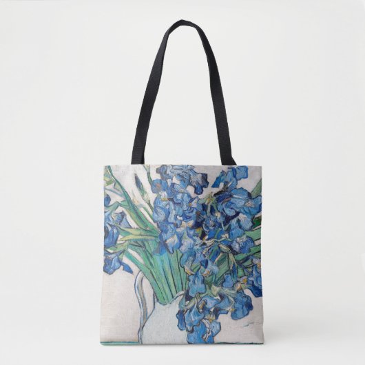 Vincent van Gogh - Stilleven: vaas met irissen Tote Bag (Voorkant)