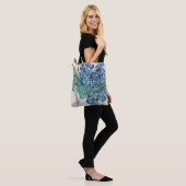 Vincent van Gogh - Stilleven: vaas met irissen Tote Bag (Op model)