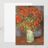 Vincent van Gogh Stilleven Vaas met rode klaprozen (Voorkant / Achterkant)