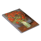 Vincent van Gogh Stilleven Vaas met rode klaprozen Notitieboek (Rechterzijde)