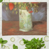 Vincent van Gogh Stilleven Vaas met rode klaprozen Theedoek (Gevouwen)