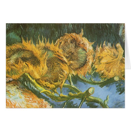 Vincent van Gogh - Stilleven: Vier afgesneden zonn (Voorkant Horizontaal)