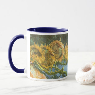 Vincent van Gogh - Stilleven: Vier afgesneden zonn Mok