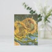 Vincent van Gogh - Stilleven: vier snijbloemen Briefkaart (Staand voorkant)