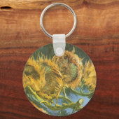 Vincent van Gogh - Stilleven: vier snijbloemen Sleutelhanger (Voorkant)