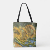 Vincent van Gogh - Stilleven: vier snijbloemen Tote Bag (Achterkant)