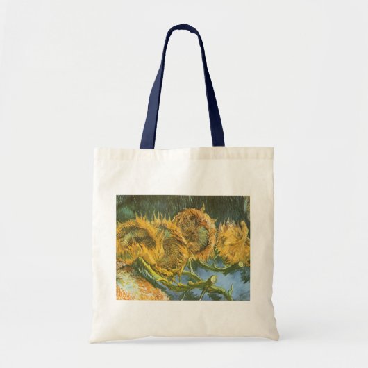 Vincent van Gogh - Stilleven: vier snijbloemen Tote Bag (Voorkant)