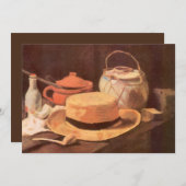 Vincent van Gogh - Stilleven w Yellow Straw Pet (Voorkant / Achterkant)