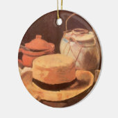 Vincent van Gogh - Stilleven w Yellow Straw Pet Keramisch Ornament (Links)