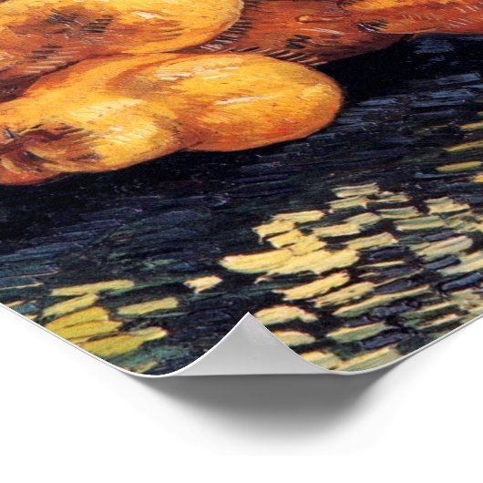 Vincent Van Gogh - stilstaand leven met peren Poster (Hoek)