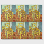Vincent Van Gogh-stoel met pijpleiding Cadeaupapier (Vlak)