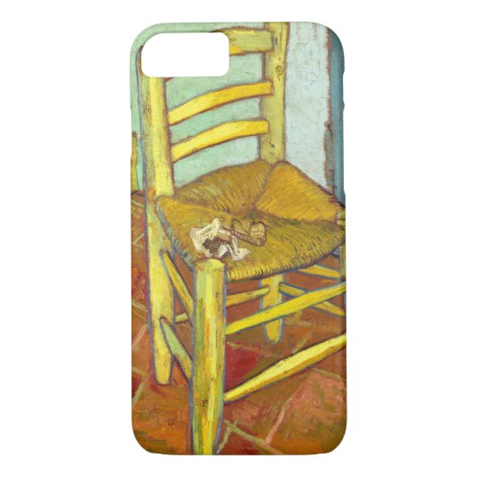 Vincent Van Gogh-stoel met pijpleiding Case-Mate iPhone Case (Achterkant)