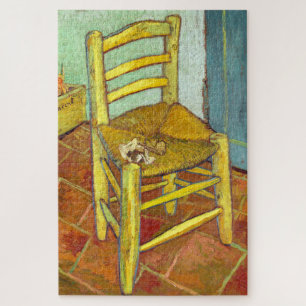 Vincent Van Gogh-stoel met pijpleiding Legpuzzel