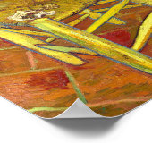 Vincent Van Gogh-stoel met pijpleiding Poster (Hoek)