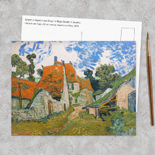 Vincent van Gogh - Straat in Auvers-sur-Oise Briefkaart
