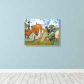 Vincent van Gogh - Straat in Auvers-sur-Oise Canvas Afdruk (Insitu (Houten vloer))