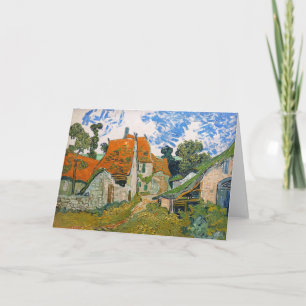 Vincent van Gogh - Straat in Auvers-sur-Oise Kaart