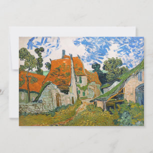Vincent van Gogh - Straat in Auvers-sur-Oise Kaart