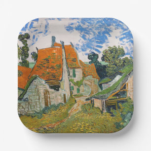 Vincent van Gogh - Straat in Auvers-sur-Oise Papieren Bordje