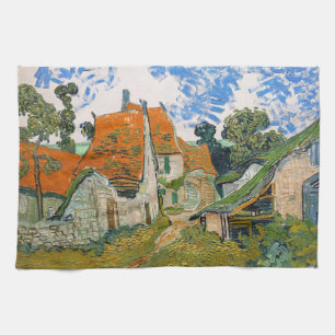 Vincent van Gogh - Straat in Auvers-sur-Oise Theedoek