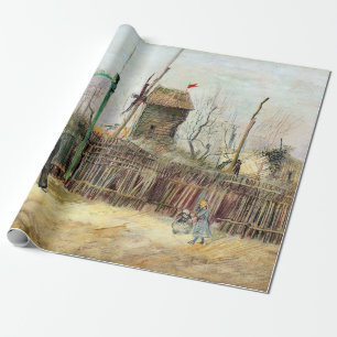 Vincent van Gogh - Straatbeeld in Montmartre Cadeaupapier